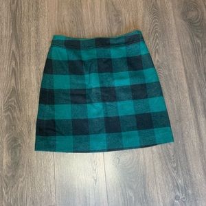J.Crew brand new plaid skirt 
Size 8